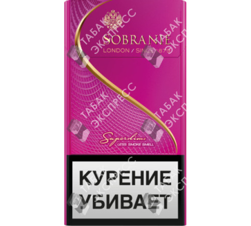 Сигареты Sobranie Superslims Pink